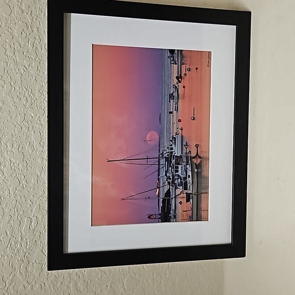 Framed boat picture - Picture 1 of 3